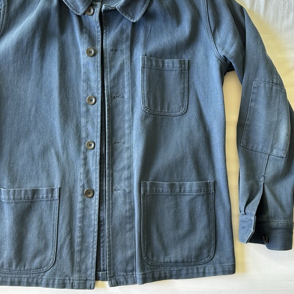 Mollusk California Navy Chore Jacket - 100% Cotton - Picture 3 of 5